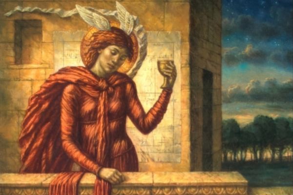 The River of Lethe – oil on canvas by Jake Baddeley