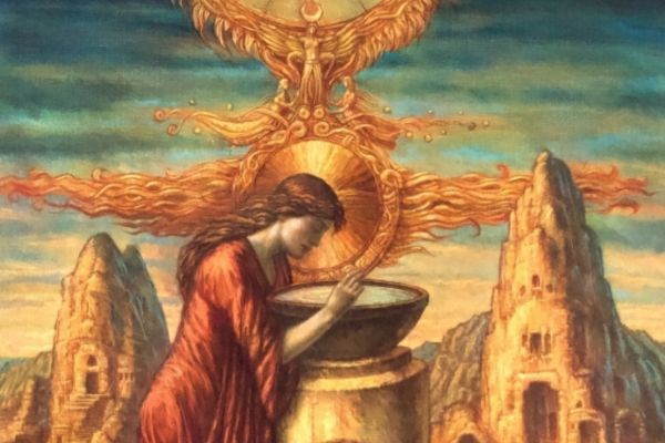 The Vision – oil on canvas by Jake Baddeley