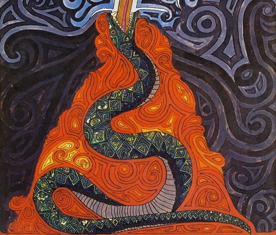 Image of the Serpent to illustrate the Serpent’s path